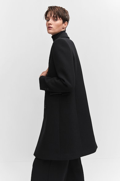 Mango Dali dupla gombsoros gyapjútartalmú kabát női