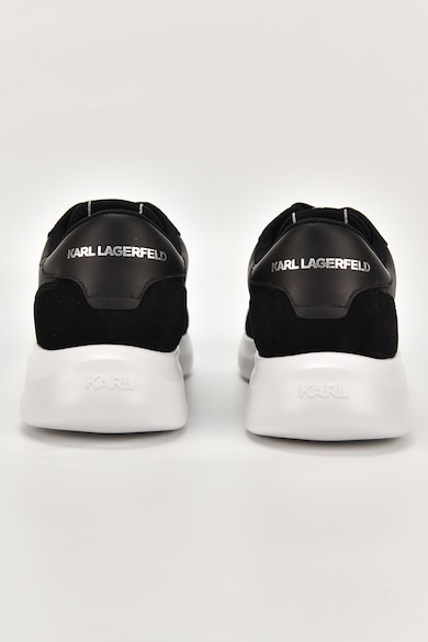 Karl Lagerfeld Pantofi sport de piele intoarsa cu detalii de piele intoarsa ecologica Barbati