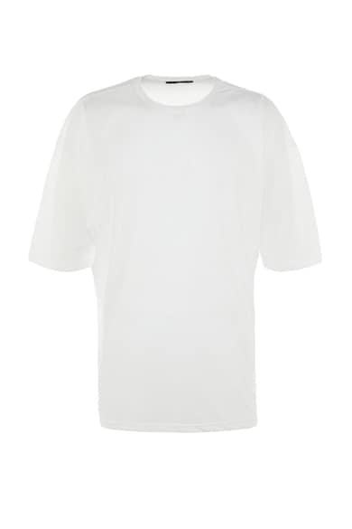 Trendyol Тениска с овално деколте и свободна кройка Мъже