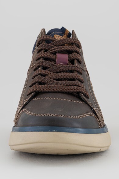 Wrangler Challenger bőrsneaker textil részletekkel férfi