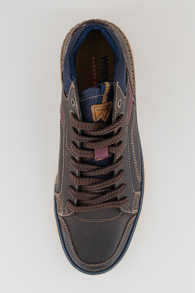 Wrangler Кожени спортни обувки Challenger с текстил Мъже
