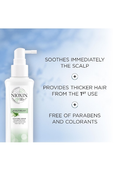 Nioxin Tratament calmant leave-in pentru scalp sensibil  Scalp Relief Soothing Serum, 100 ml Femei