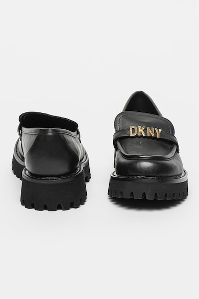 DKNY Pantofi loafer din piele cu detalii logo Femei