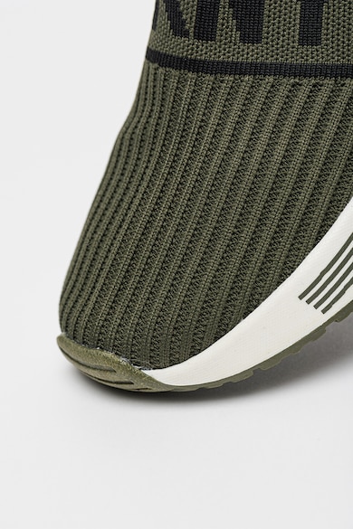 DKNY Pantofi sport mid-high cu partea superioara din material textil si logo Nandi Femei