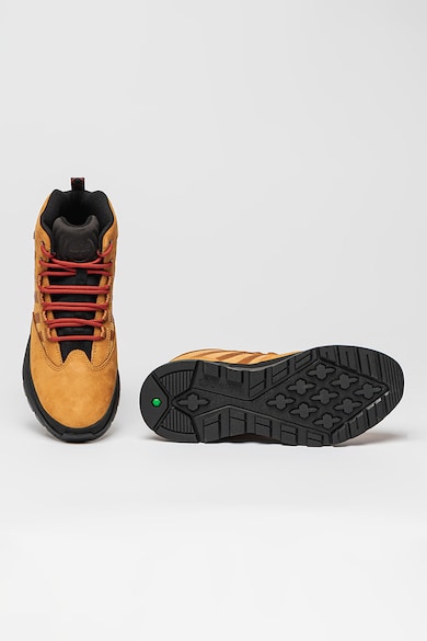 Timberland Pantofi sport mid-high de piele nabuc cu insertii textile si piele intoarsa Euro Trekker Barbati