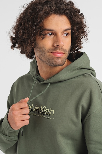CALVIN KLEIN Kapucnis pulóver logómintával férfi