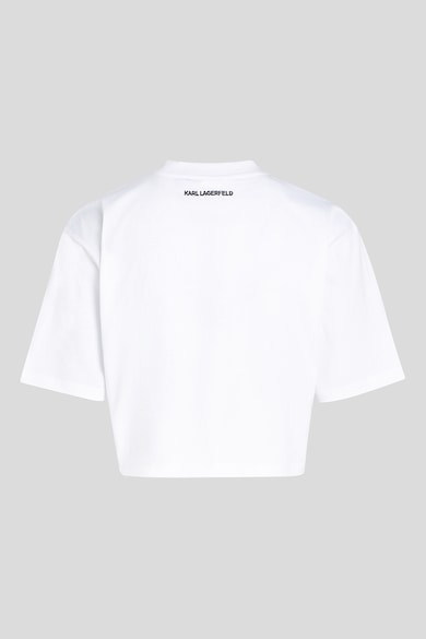 Karl Lagerfeld Къса тениска с лого Жени
