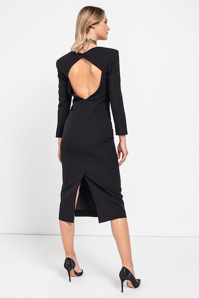 Karl Lagerfeld Szűk fazonú ruha hátul kivágással női