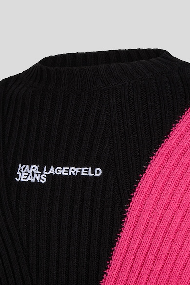KARL LAGERFELD JEANS Пуловер с двуцветен дизайн Мъже