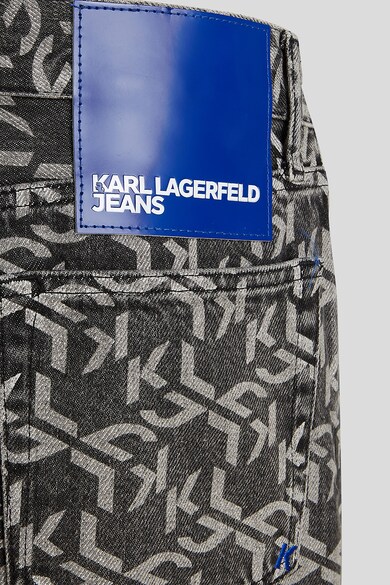KARL LAGERFELD JEANS Дънки от органичен памук с монограми Мъже