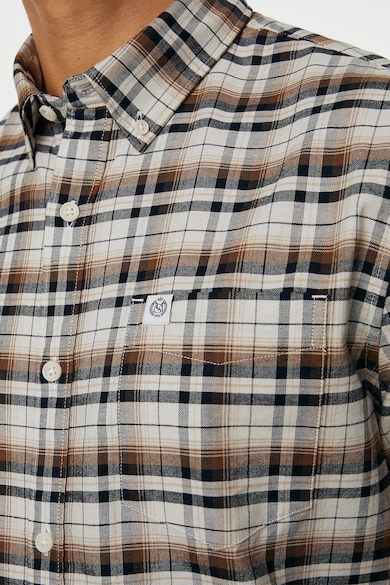 Marks & Spencer Карирана риза с остра яка Мъже