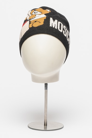 Moschino Шапка с вълна с лого Жени