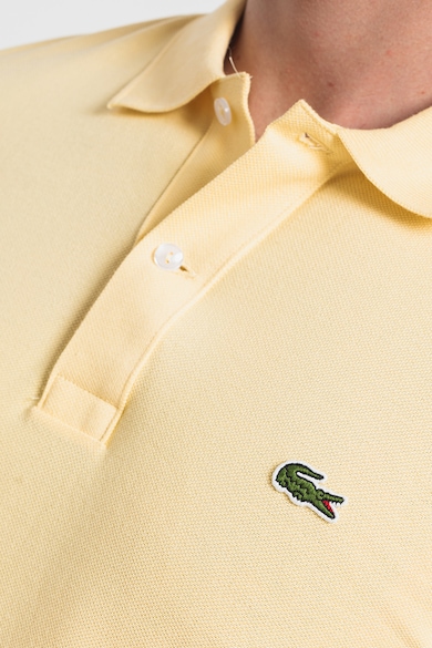 Lacoste Памучна тениска с яка и лого Мъже