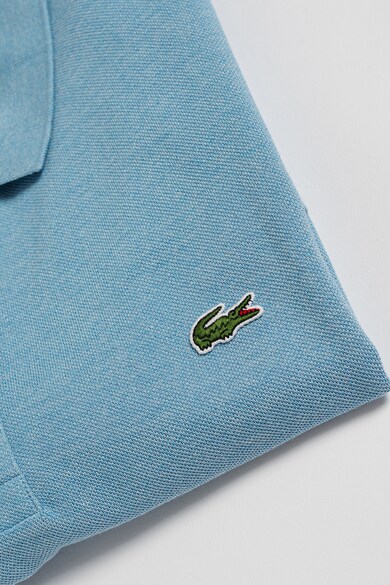 Lacoste Galléros pamutpóló logós részlettel férfi