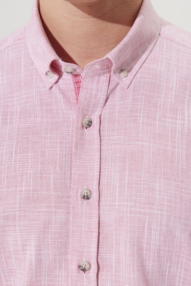 AC&Co Памучна риза с копчета на яката Мъже