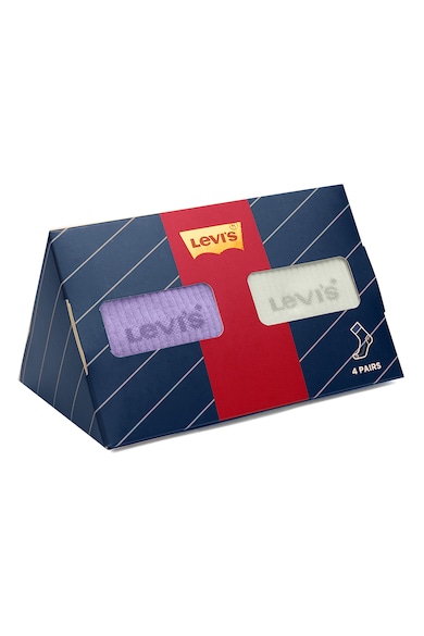 Levi's Чорапи в цветен блок - 4 чифта Мъже