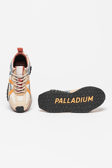 Palladium Colorblock dizájnú sneaker bőr és nyersbőr részletekkel női