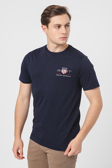 Gant Памучна тениска със стандартна кройка и лого Мъже