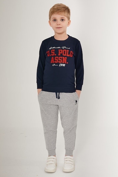 U.S. Polo Assn. Set de bluza sport si pantaloni sport cu logo - 2 piese Baieti