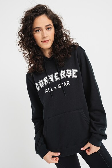 Converse Hanorac unisex cu imprimeu logo All Star Single Screen Femei