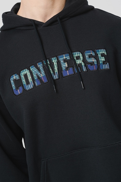 Converse Organikuspamut tartalmú kapucnis pulóver logóval férfi