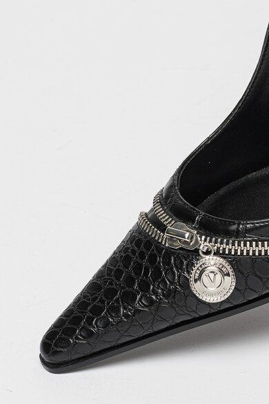 Versace Jeans Couture Обувки Sadie с висок ток и шагрен Жени
