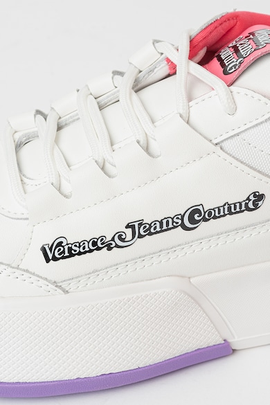 Versace Jeans Couture Кожени спортни обувки с контрасти Жени