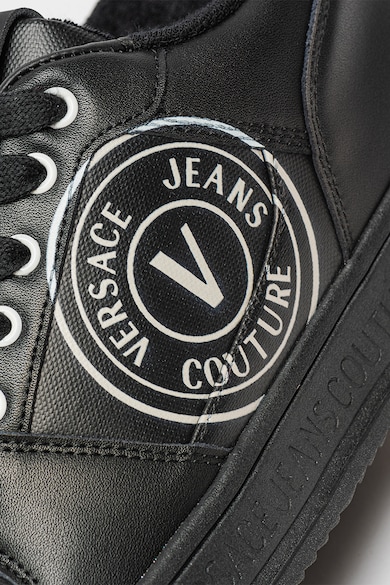 Versace Jeans Couture Спортни обувки от кожа и еко кожа с лого Мъже