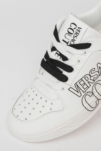 Versace Jeans Couture Bőr és műbőr sneaker logóval férfi