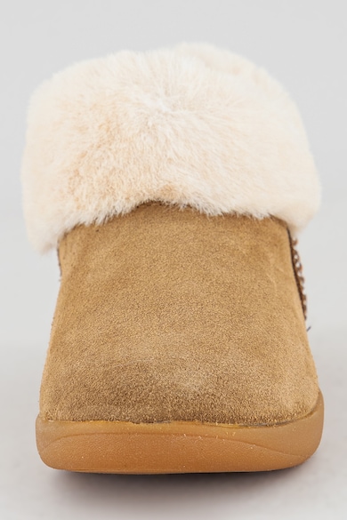 UGG Ghete slip-on de piele intoarsa si blana sintetica Baieti