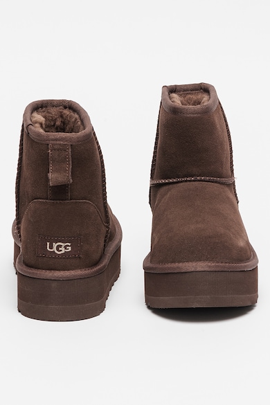 UGG Classic Mini bebújós nyersbőr csizma Lány