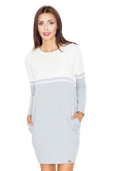 Rochie mini dama Carnwene M510 gri - Gri