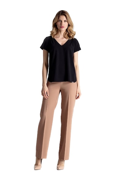 Tricou cu mânecă scurtă pentru femei Carnwevere M665 negru - Negru