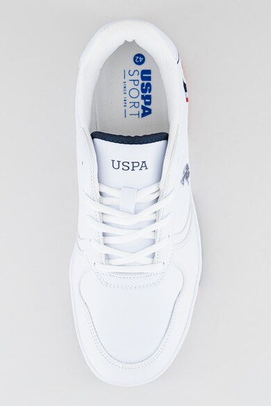 U.S. Polo Assn. Műbőr sneaker logós részletekkel férfi
