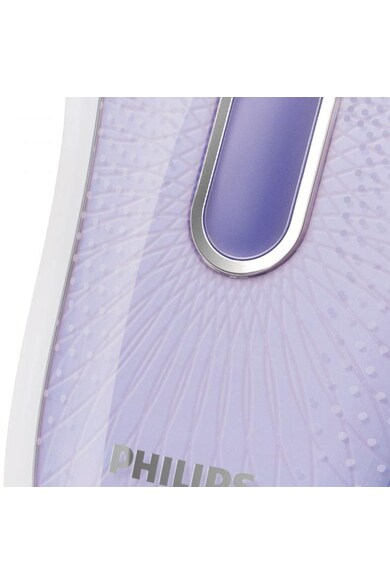 Philips Epilator  SatinSoft HP6520/01, Acumulator, Discuri metalice, 20 Puncte de prindere, 2 Viteze, Alb/Mov Femei