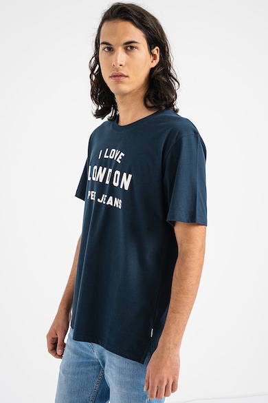 Pepe Jeans London Памучна тениска с лого Мъже