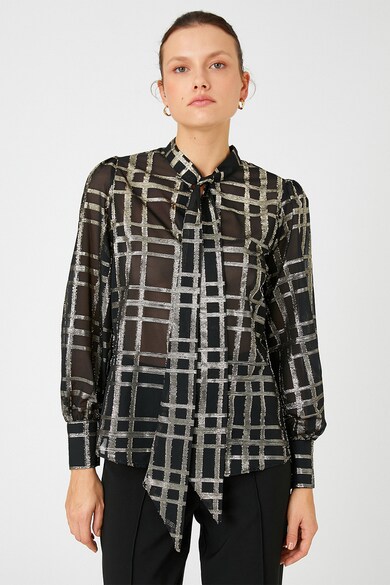 KOTON Прозрачна карирана блуза Жени
