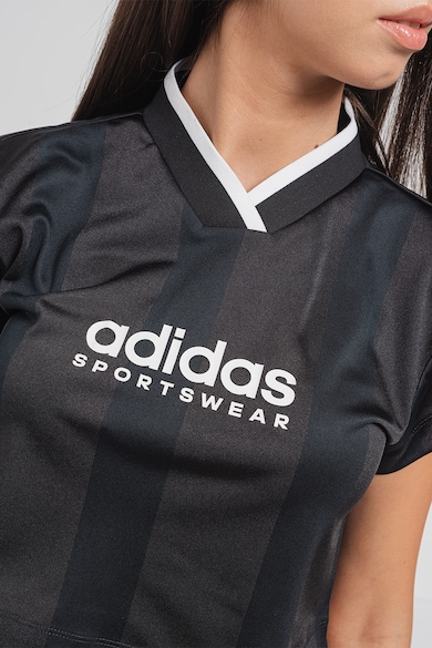 adidas Sportswear Tiro szűk fazonú crop póló logóval női