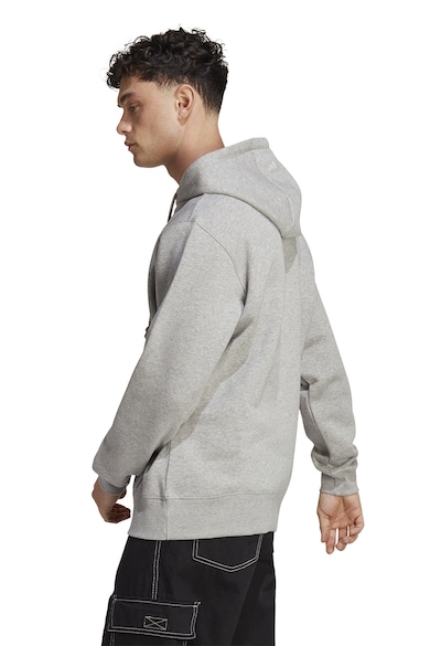 adidas Sportswear Logós pulóver kapucnival és kenguruzsebbel férfi