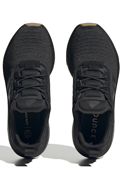 adidas Sportswear Pantofi sport unisex tricotati cu detalii striate Swift Run Femei