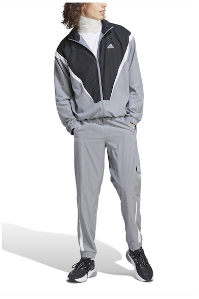 adidas Sportswear Спортен екип с двуцветен дизайн Мъже