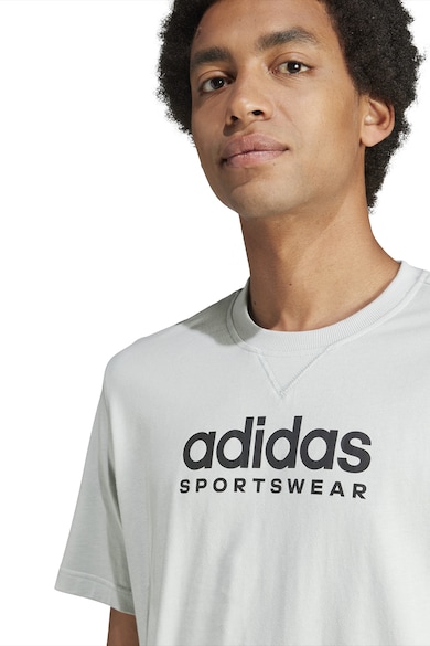 adidas Sportswear Тениска с овално деколте и лога Мъже