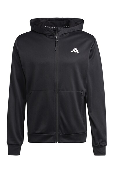 adidas Performance Essentials cipzáros sportpulóver oldal zsebekkel férfi