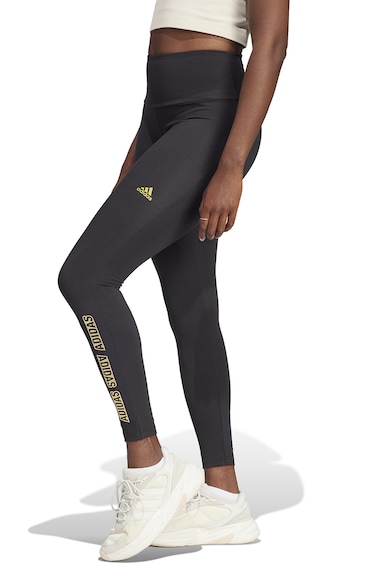 Colanti cu talie inalta si logo Yoga adidas Sportswear (IM2589 ...