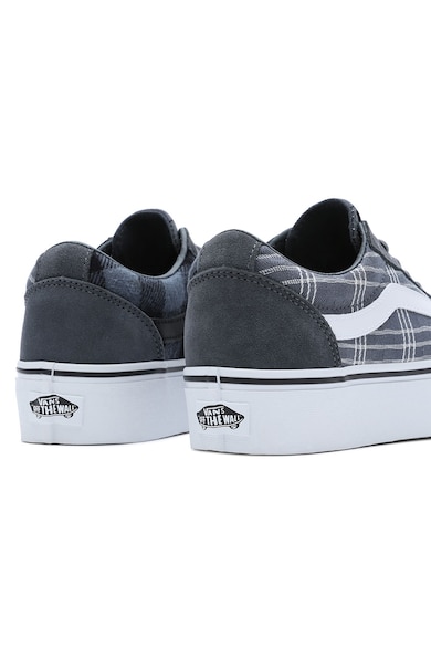 Vans Tenisi cu platforma si garnituri de piele intoarsa Ward Femei