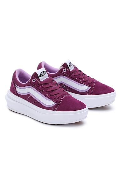 Vans Pantofi sport cu segmente de piele intoarsa Old Skool Overt Femei