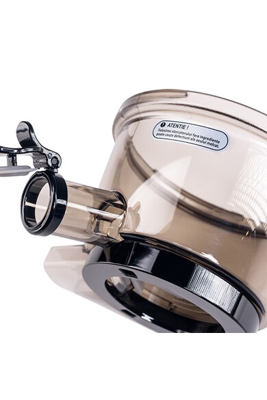 Kuvings Storcator de fructe si legume cu presare la rece  , 240W, 60 rpm, Recipient suc 0.4 L, Tub de alimentare 75 mm, Functie reverse, Argintiu Femei