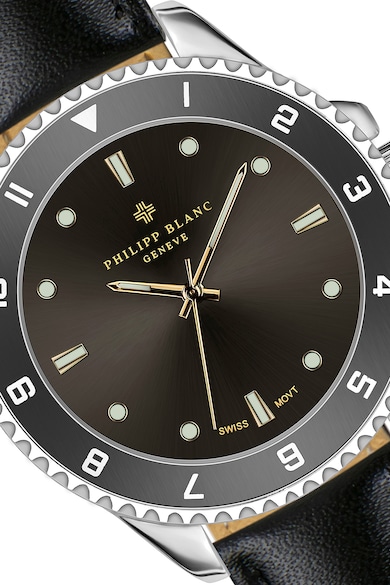 Philipp Blanc Часовник с кожена каишка Мъже