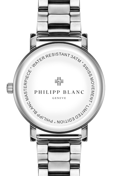 Philipp Blanc Унисекс часовник с верижка от неръждаема стомана Мъже