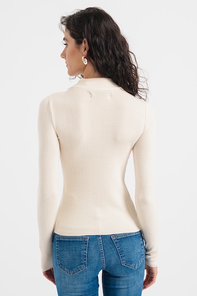 Vero Moda Bordázott pulóver kivágással női